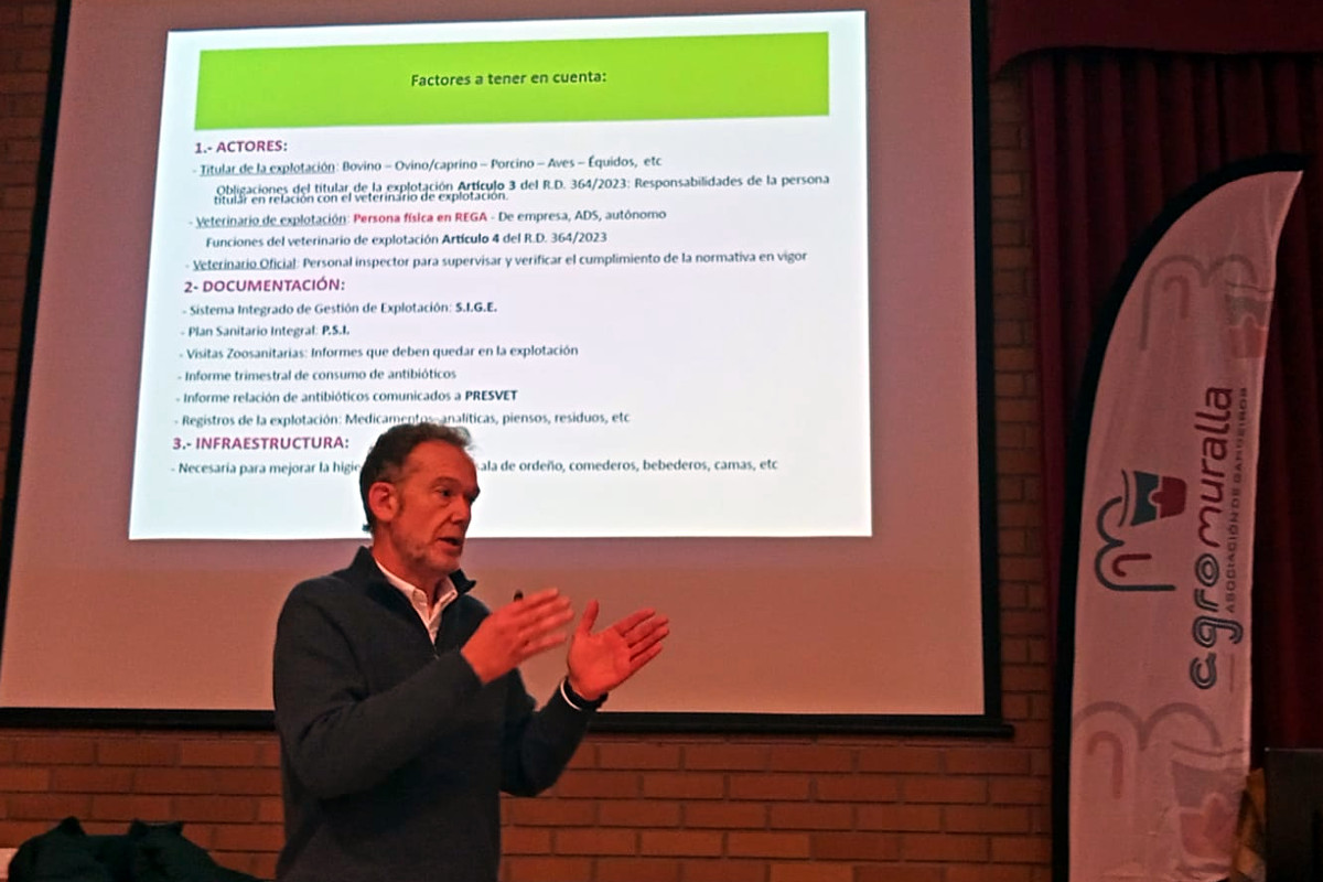 José Antonio Varela Señarís, durante a súa intervención nas xornadas organizadas por Agromuralla