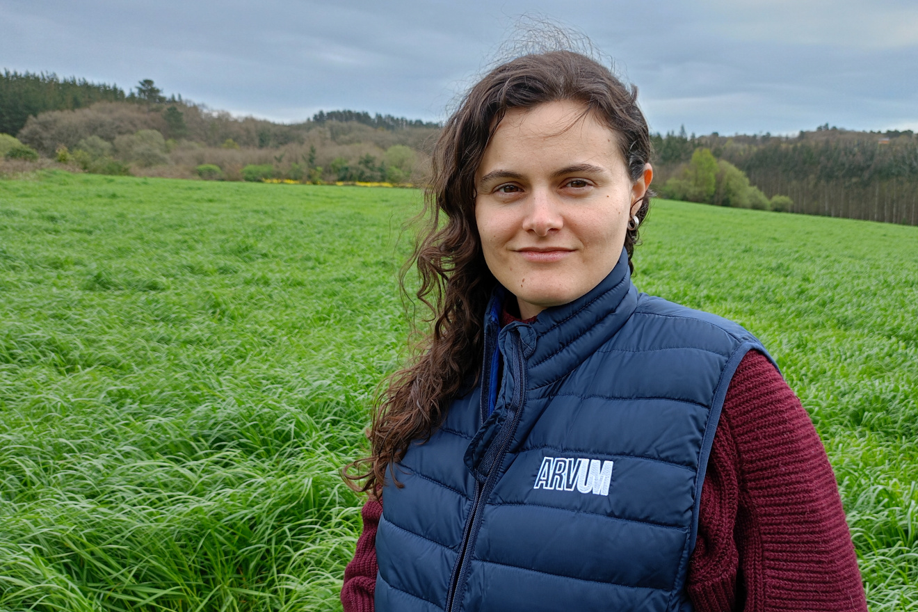 Ágata Tubío, Técnica de Produción Vexetal de Arvum (Delagro)