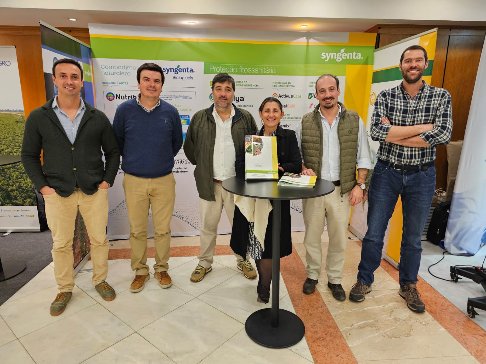 Presentación de Evolya no III Congreso Ibérico do Millo celebrado en Lisboa en febreiro