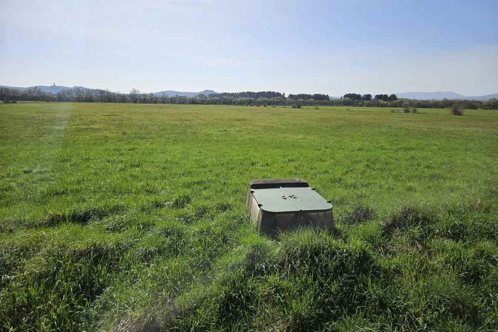Imagen de una de las tomas de hidrante disponibles en los lotes./ Fuente: Aterra.gal