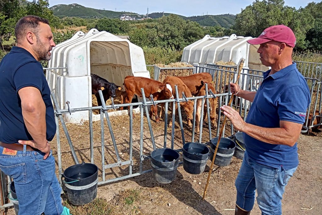 Carlos Serra (dereita), xunto a Noel Balsa, de Global Genetics