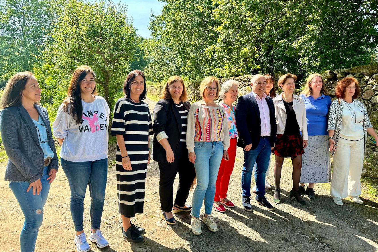 Visita de profesorado de Francia á Estación Fitopatolóxica do Areeiro. Foto: Deputación de Pontevedra