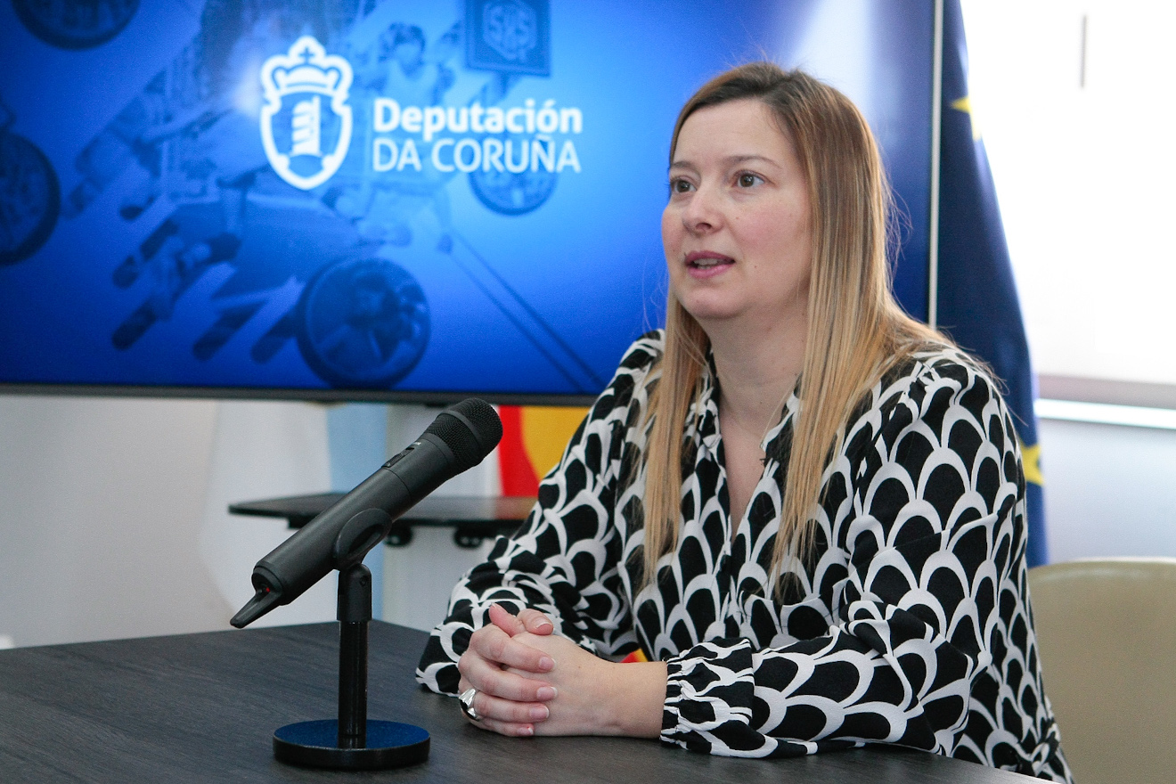 A deputada responsable da área de Mar, Agro e Medio Rural, Cristina Capelán