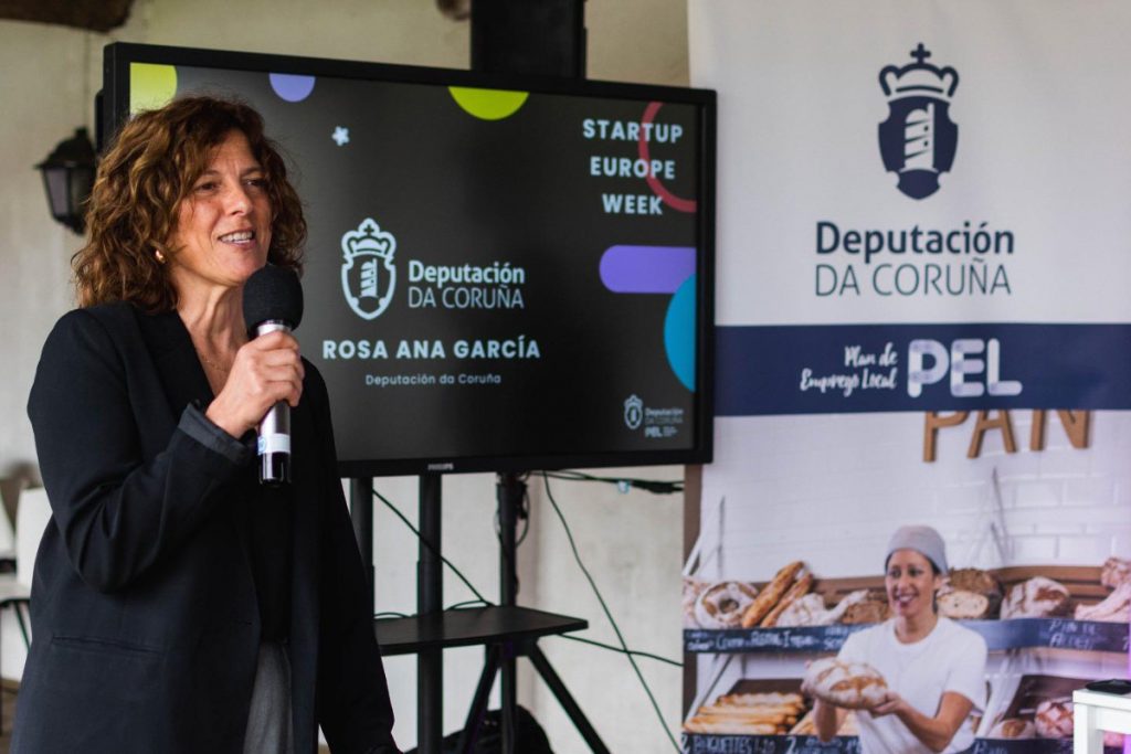 Rosa Ana García, deputada de Emprego da Deputacion da Coruña