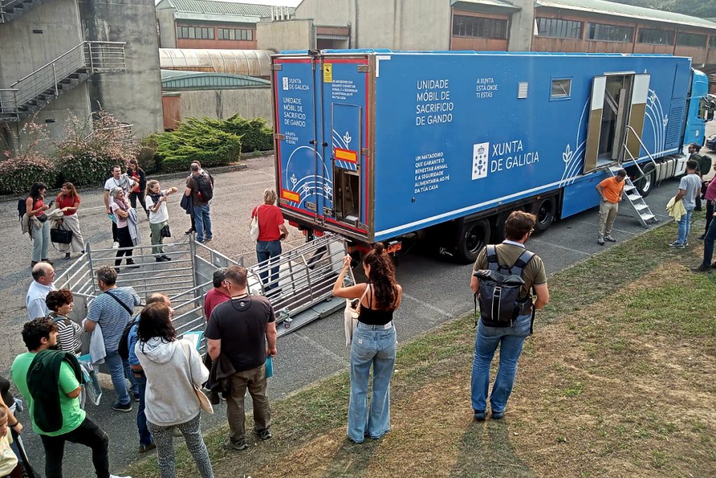 Las jornadas incluyeron visitas de campo y al matadero móvil de la Xunta de Galicia