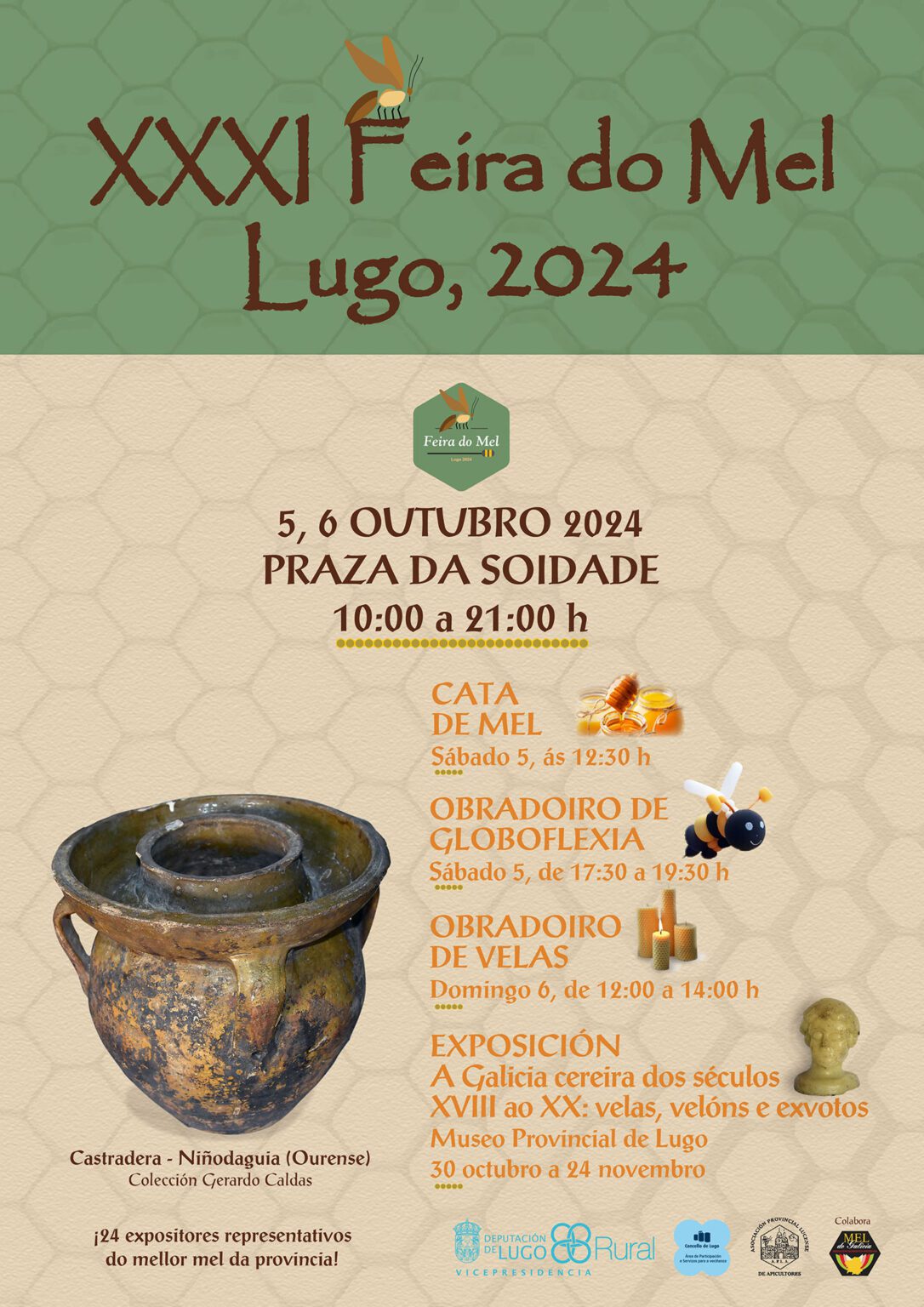 cartaz FEIRA DO MEL SAN FROILAN 2024