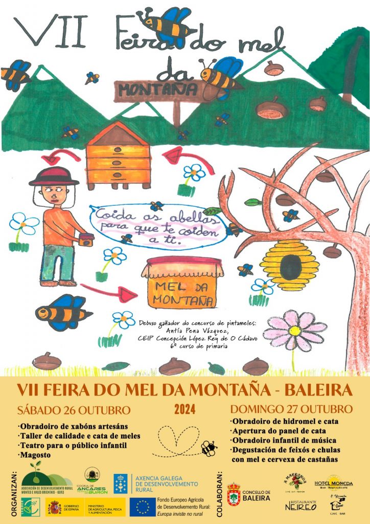 cartel Feira do Mel de Baleira 2024
