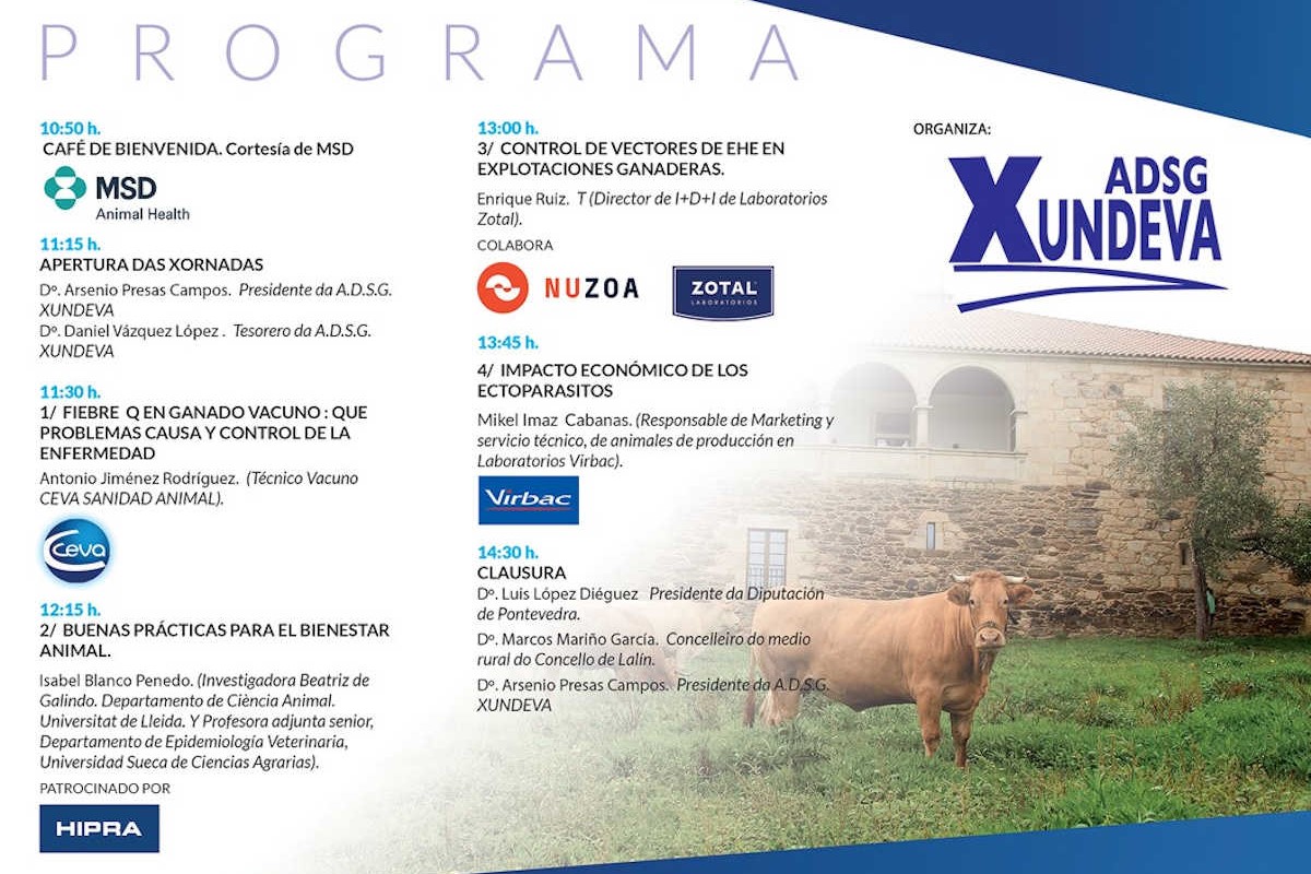 Programa de los Encontros Gandeiros de Xundeva.